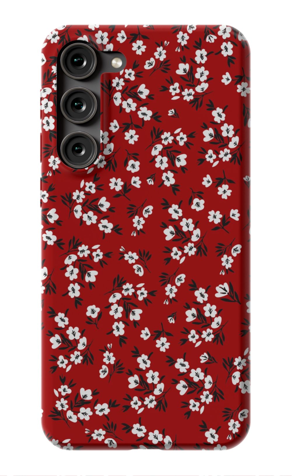 Red Blooming Phone Case - B7Cases